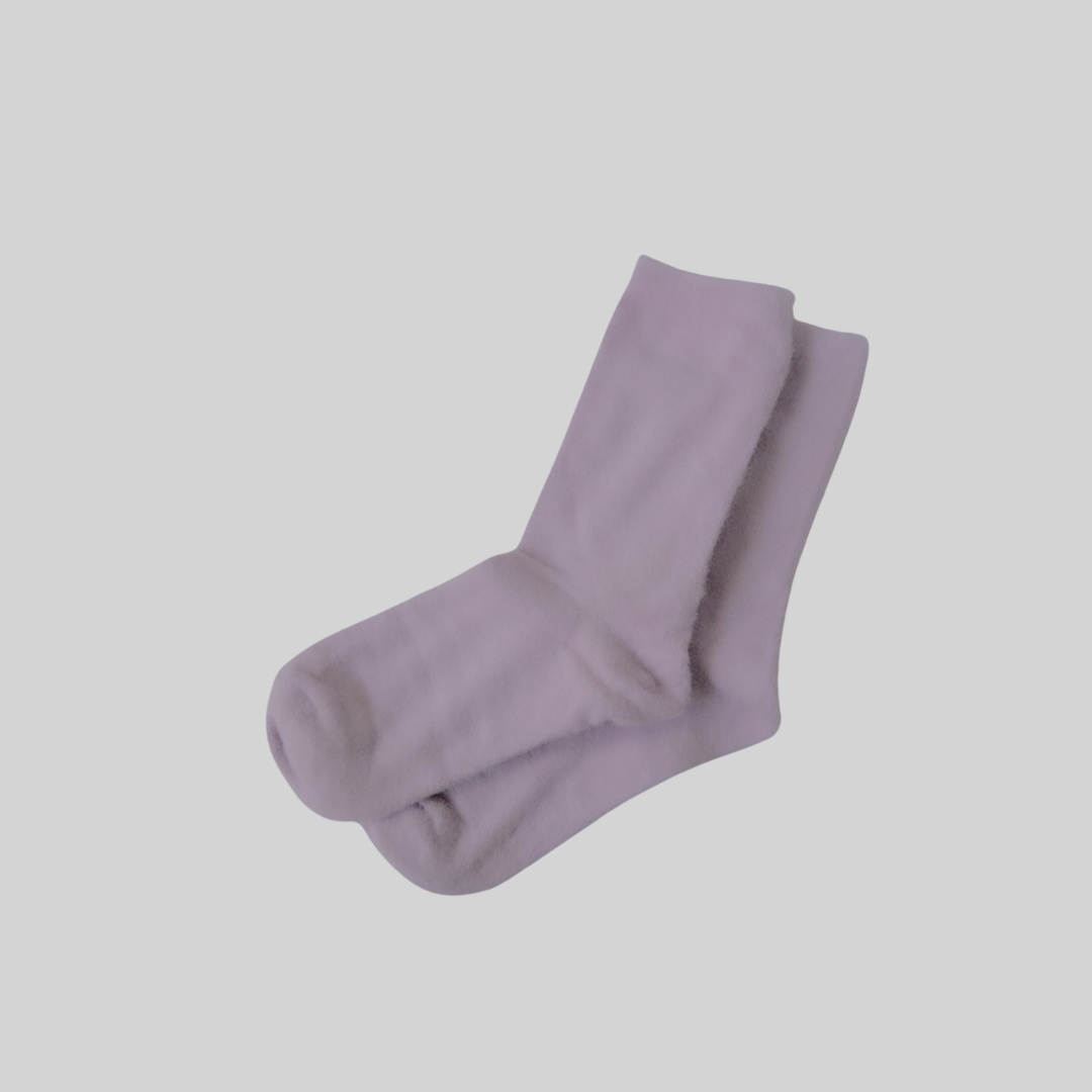 light purple woman socks