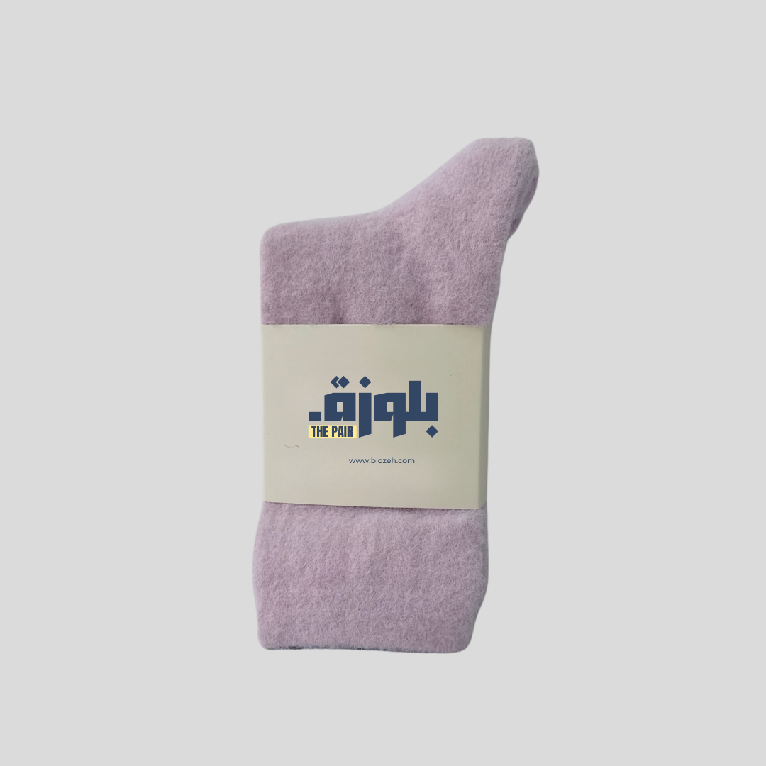 light purple woman socks