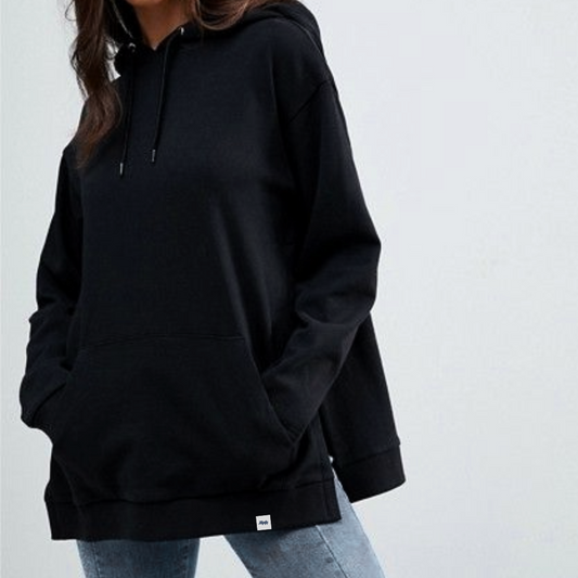 Woman Hoodie with side cut (available in 12 colors)