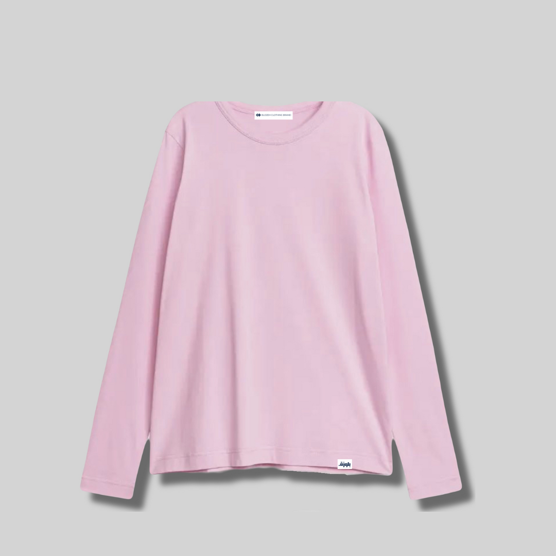 Woman Long Sleeve T-shirt with side cut (available in 4 colors)